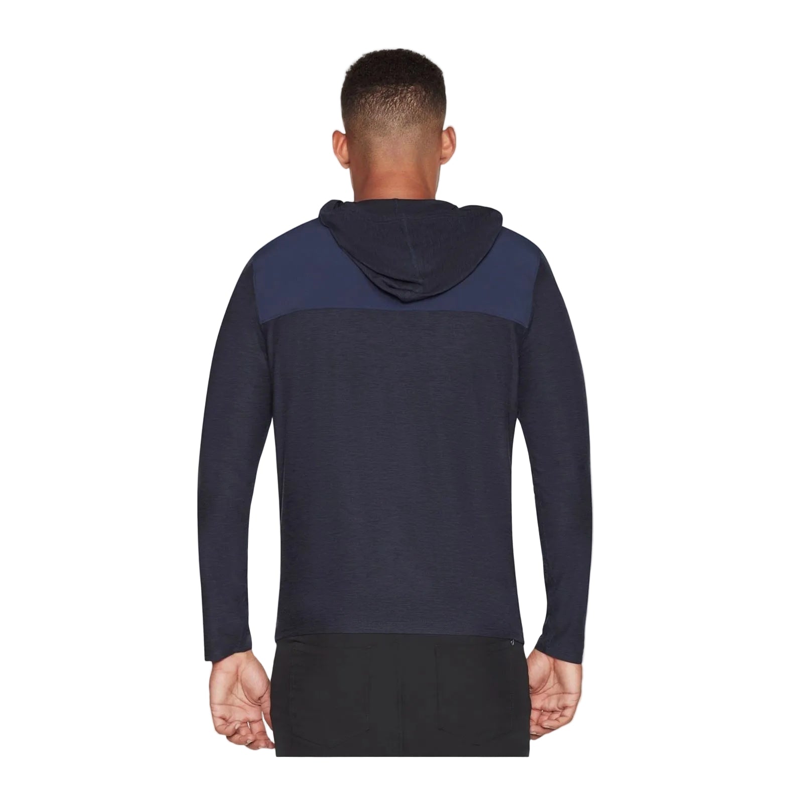 Skechers Performance Skech-Knits Ultra Go Lite Full Polyester Men's Blue Hooded Sweatshirt