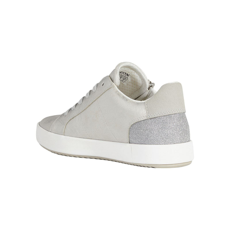 Geox D Blomiee A Synthetic Women's Silver Trainers