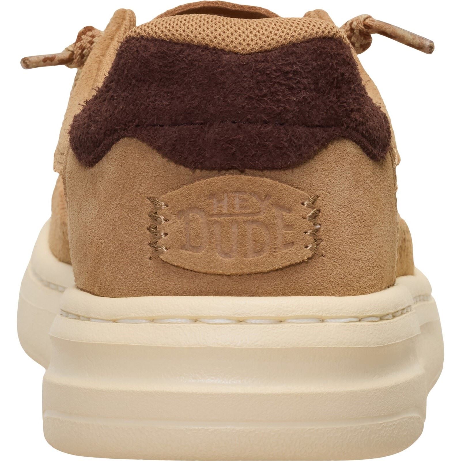 HEYDUDE Harper Moc Crafted Suede Women's Tan Moccasins Shoes