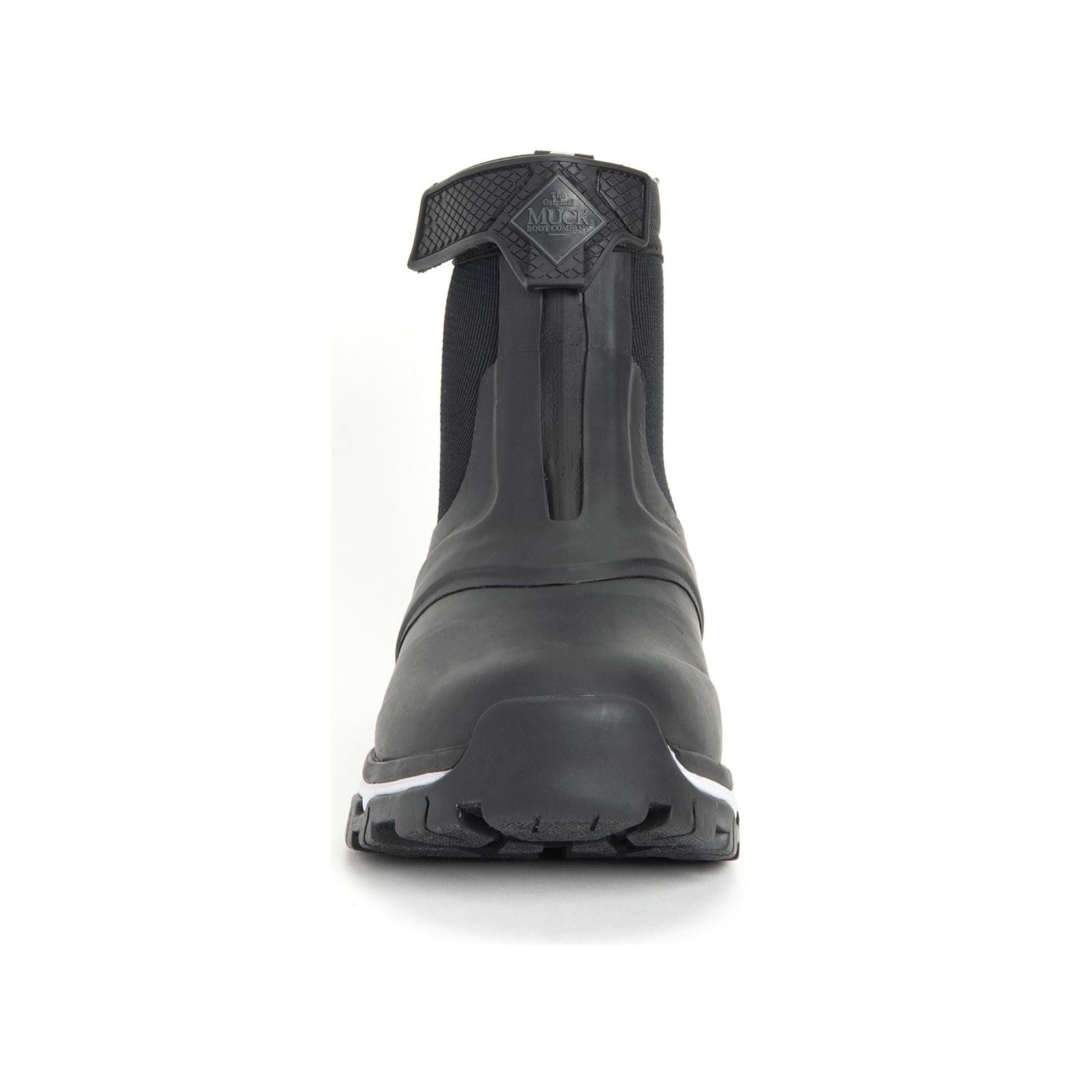 Muck Boots Apex Mid Zip Rubber Black/White Wellington Boots