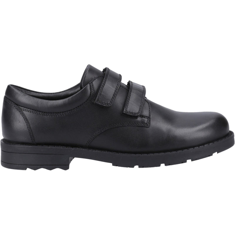Hush Puppies Barry Leather Boys's Black Shoes