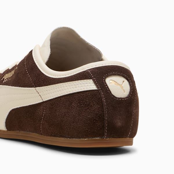 Puma Tackle Suede Chocolate/Alpine Snow Trainers