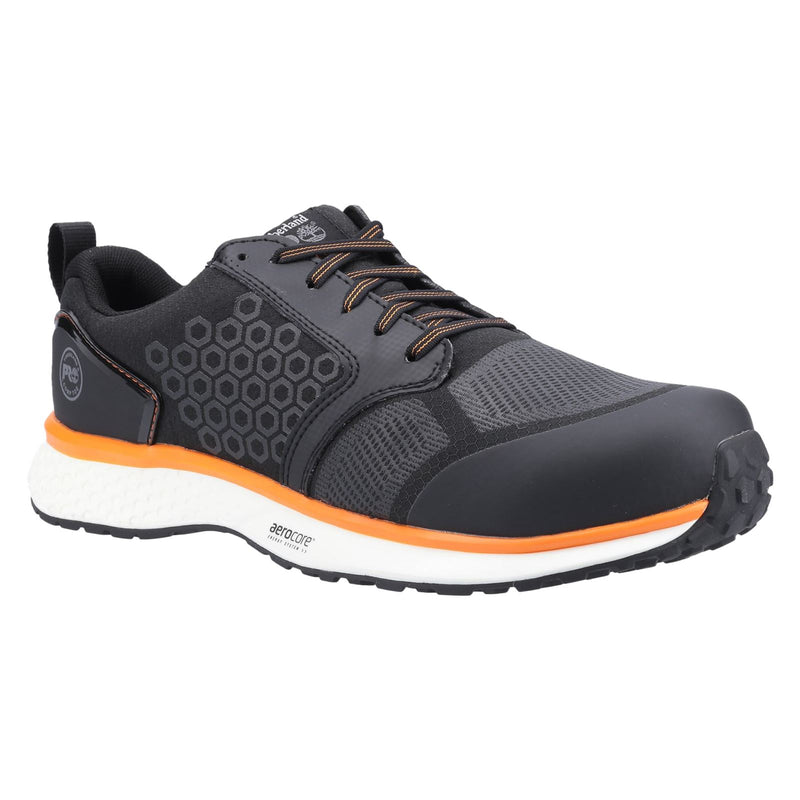 Timberland Pro Reaxion Synthetic Black/Orange Safety Trainers