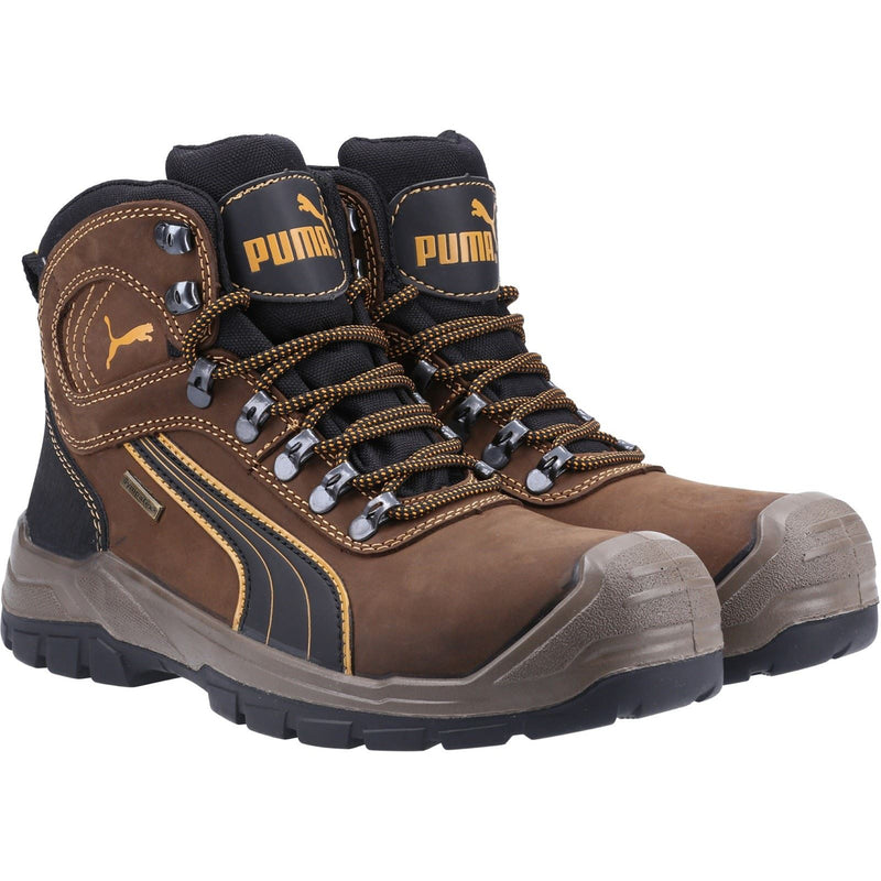 Puma Safety Sierra Nervada Mid Leather Brown Safety Boots