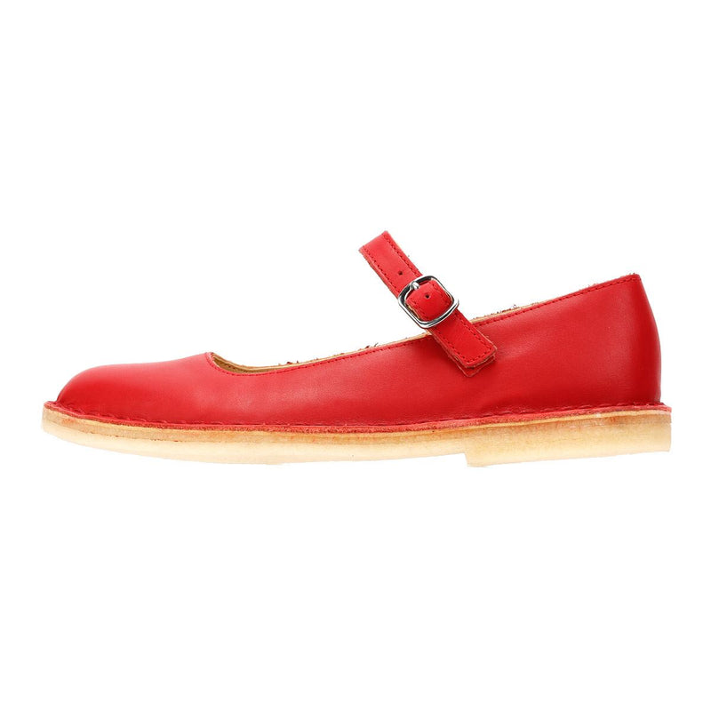 Clarks Originals Desert Jane Leather Women's Red Shoes
