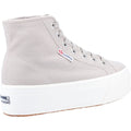 Superga 2708 HI Top Cotton Women's Grey Colomba/White Avorio Boots