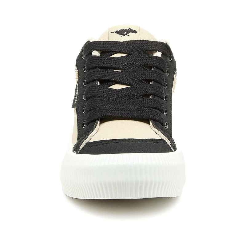 Rocket Dog Cheery Blocked Cotton Women's Black/Natural Trainers