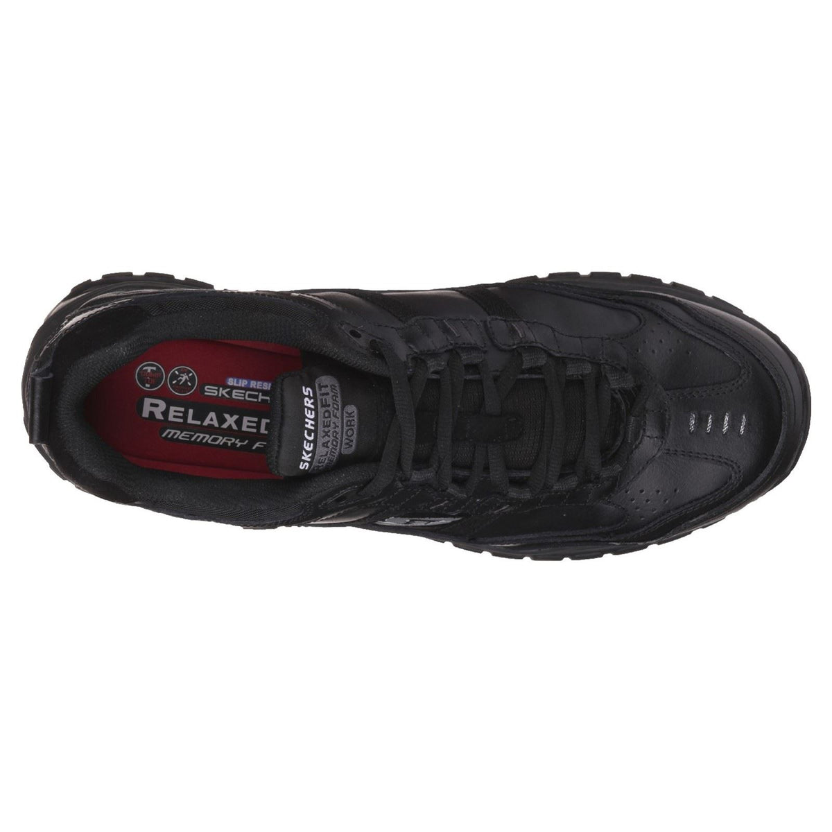 Skechers Workwear Soft Stride - Grinnell Suede Men's Black Safety Trainers
