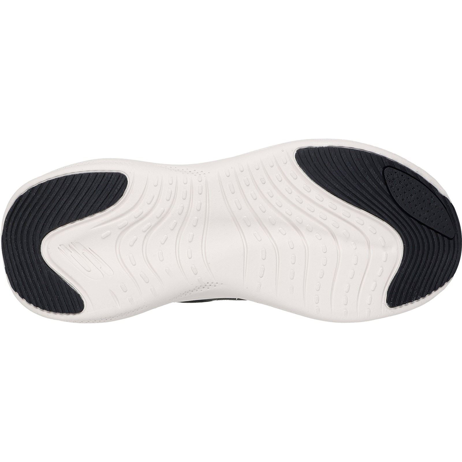 Skechers Skech Cloud Plush Horizon Synthetic Women's Black/White Trainers