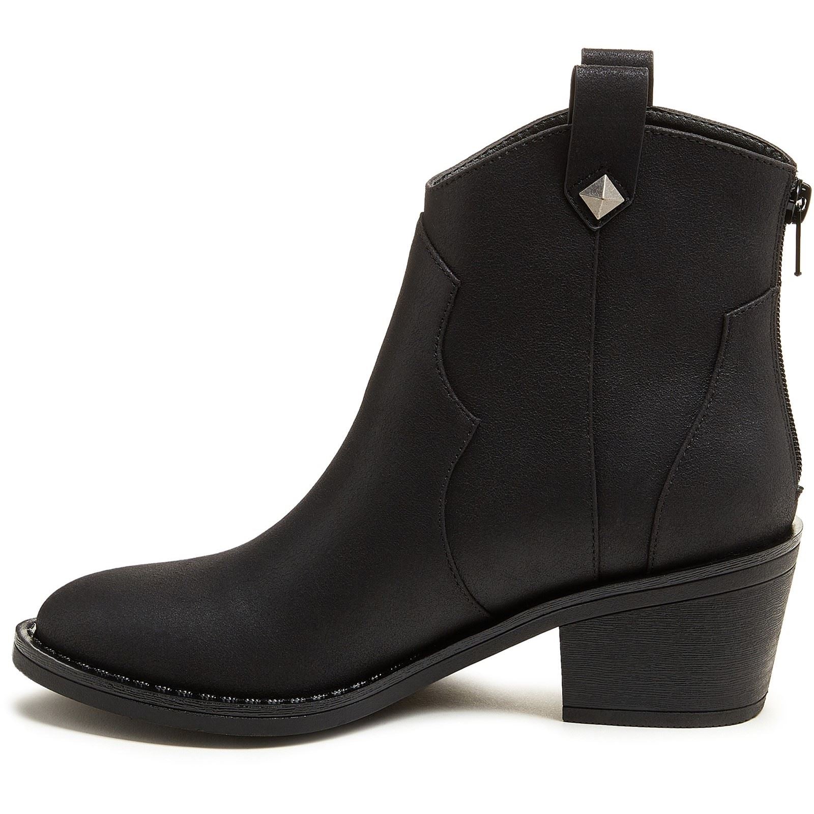 Rocket Dog Yolanda Polyurethane Women's Black Heeled Ankle Boots