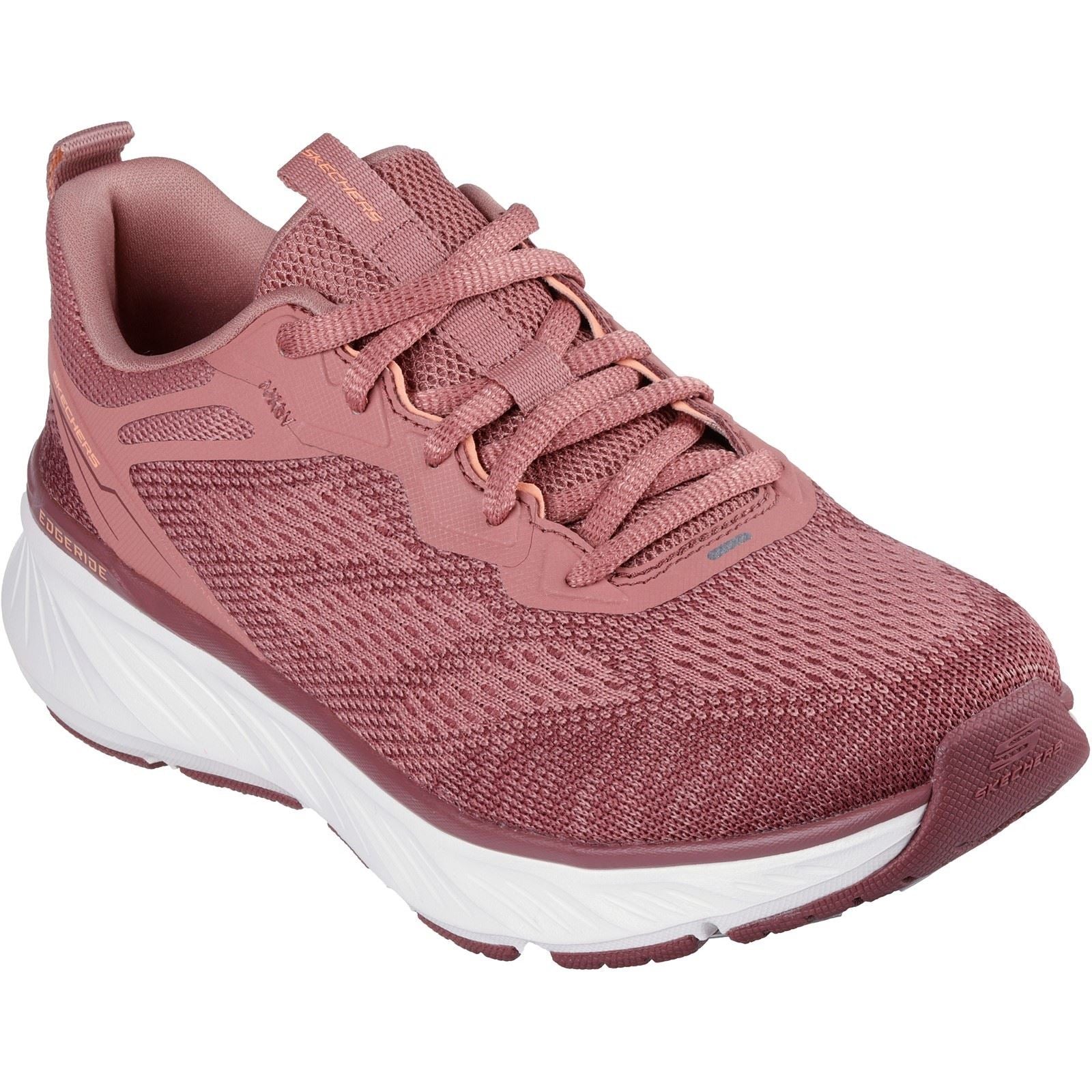 Skechers Edgeride Power Flow Textile Women's Dark Mauve Trainers