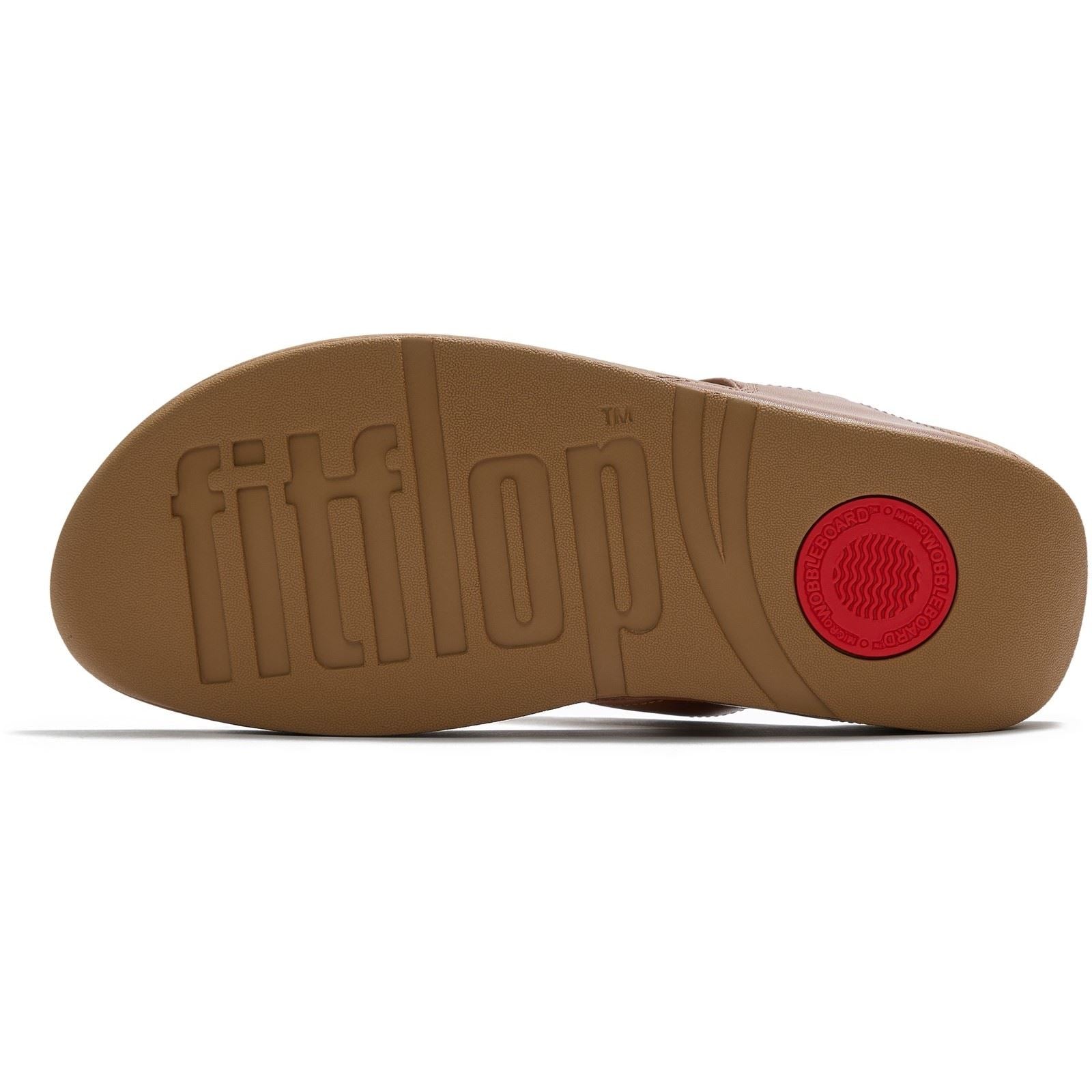 Fitflop Lulu Ultra-Jewel Toe-Post Polyurethane Women's Deep Tan Sandals