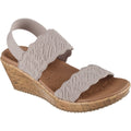 Skechers Beverlee Timeless Touch Textile Women's Taupe Sandals