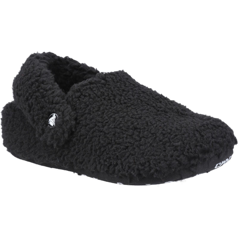 Crocs Classic Kids Cozzzy Synthetic Black Slippers