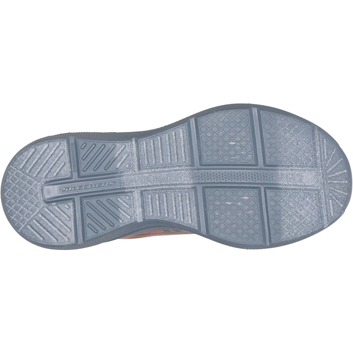 Skechers Microspec Velocity Grid-Shift Charcoal/Orange & Black Trainers