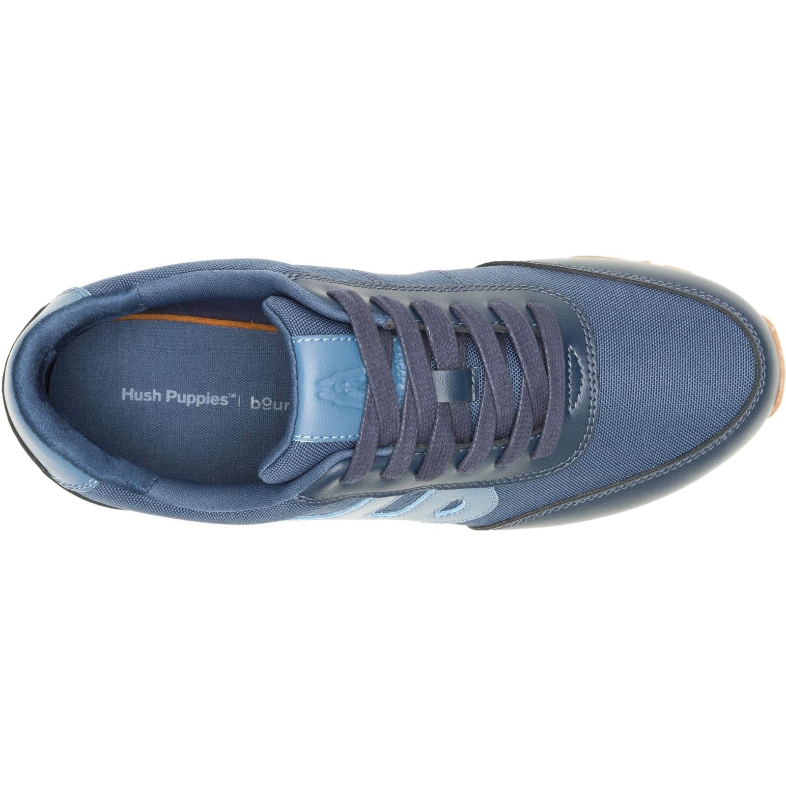 Hush Puppies Seventy8 Leather Men's Blue Trainers