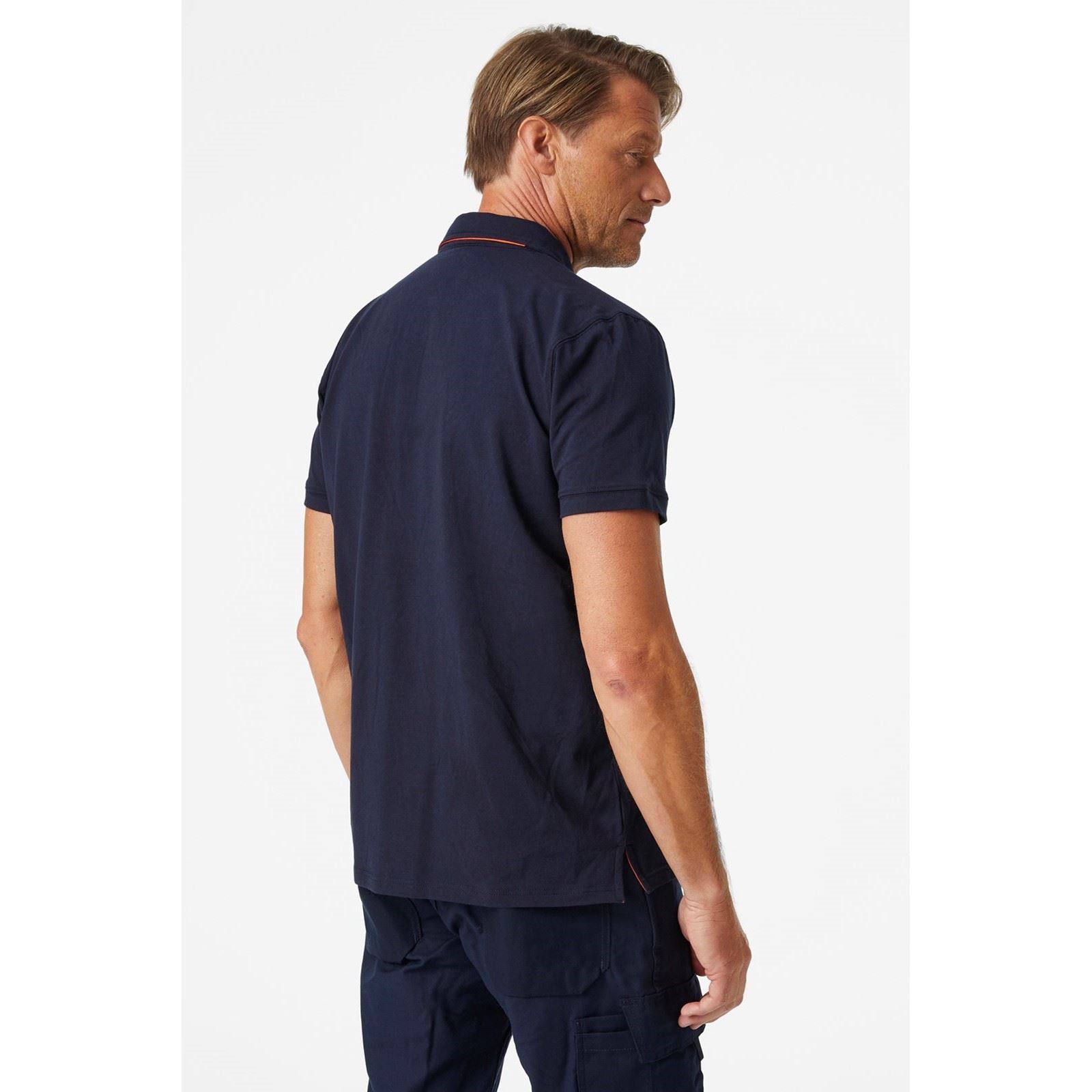 Helly Hansen Workwear Kensington Cotton Men's Blue Polo Shirt