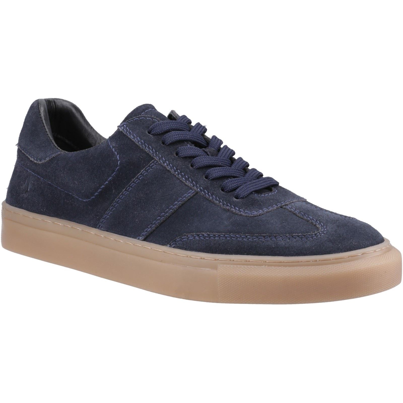 Hush Puppies Riley Suede Men's Navy Suede Trainers