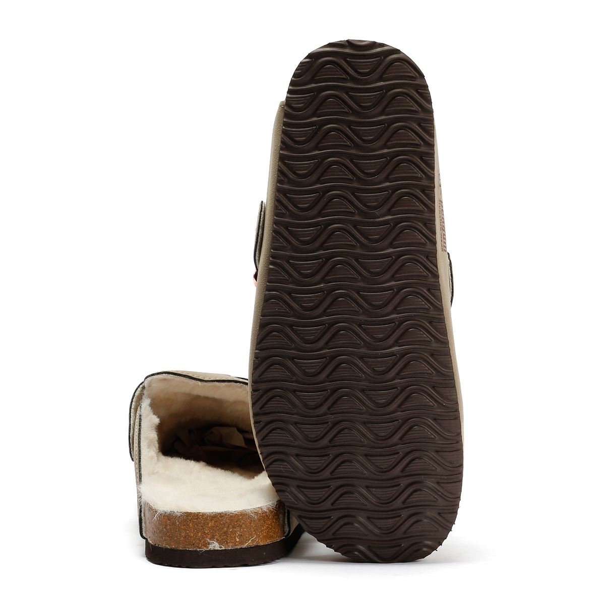 Penguin Poppy Fur Suede Women's Sand Mules
