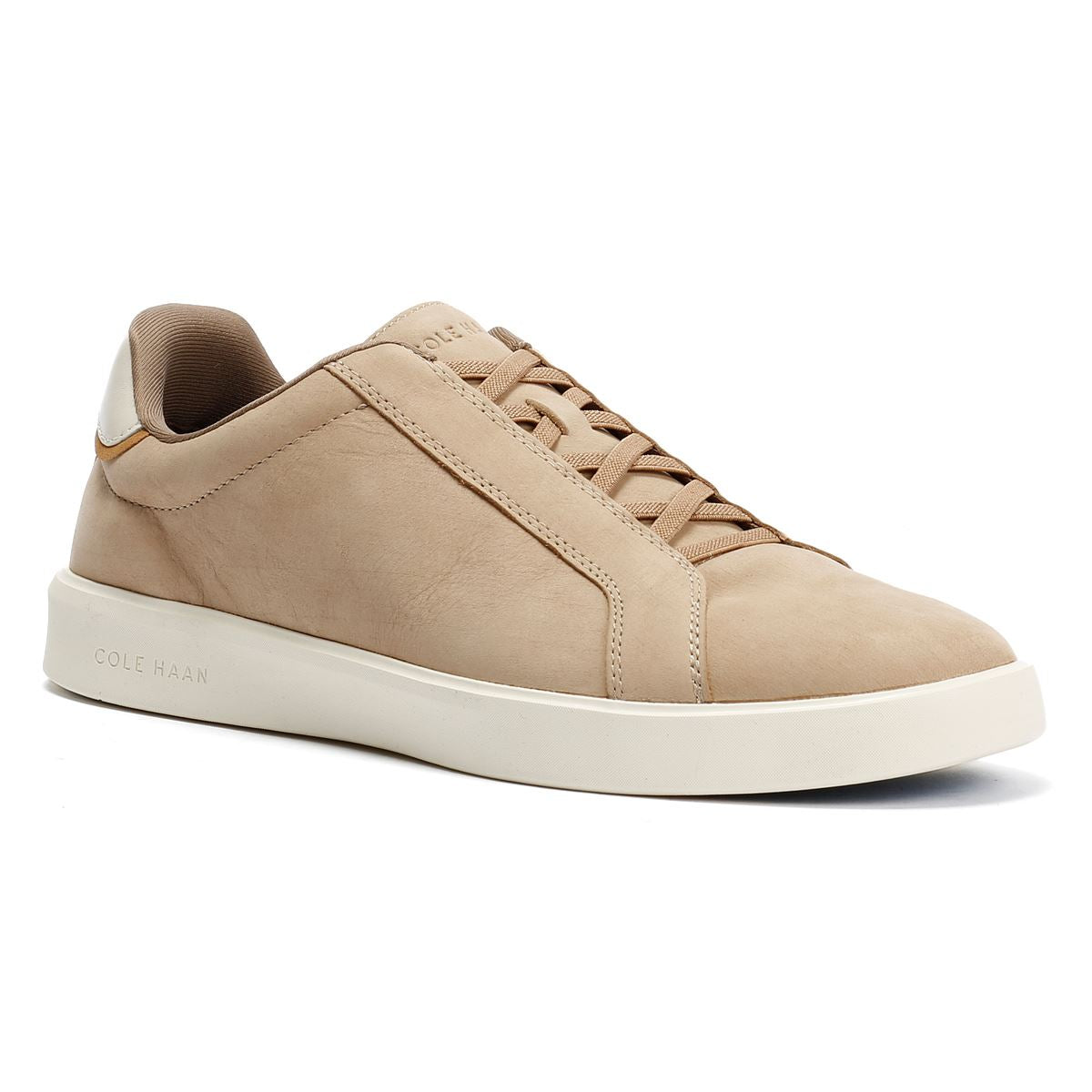 Cole Haan Grand Crosscourt Nubuck Men's Beige/Farro/Ivory Trainers