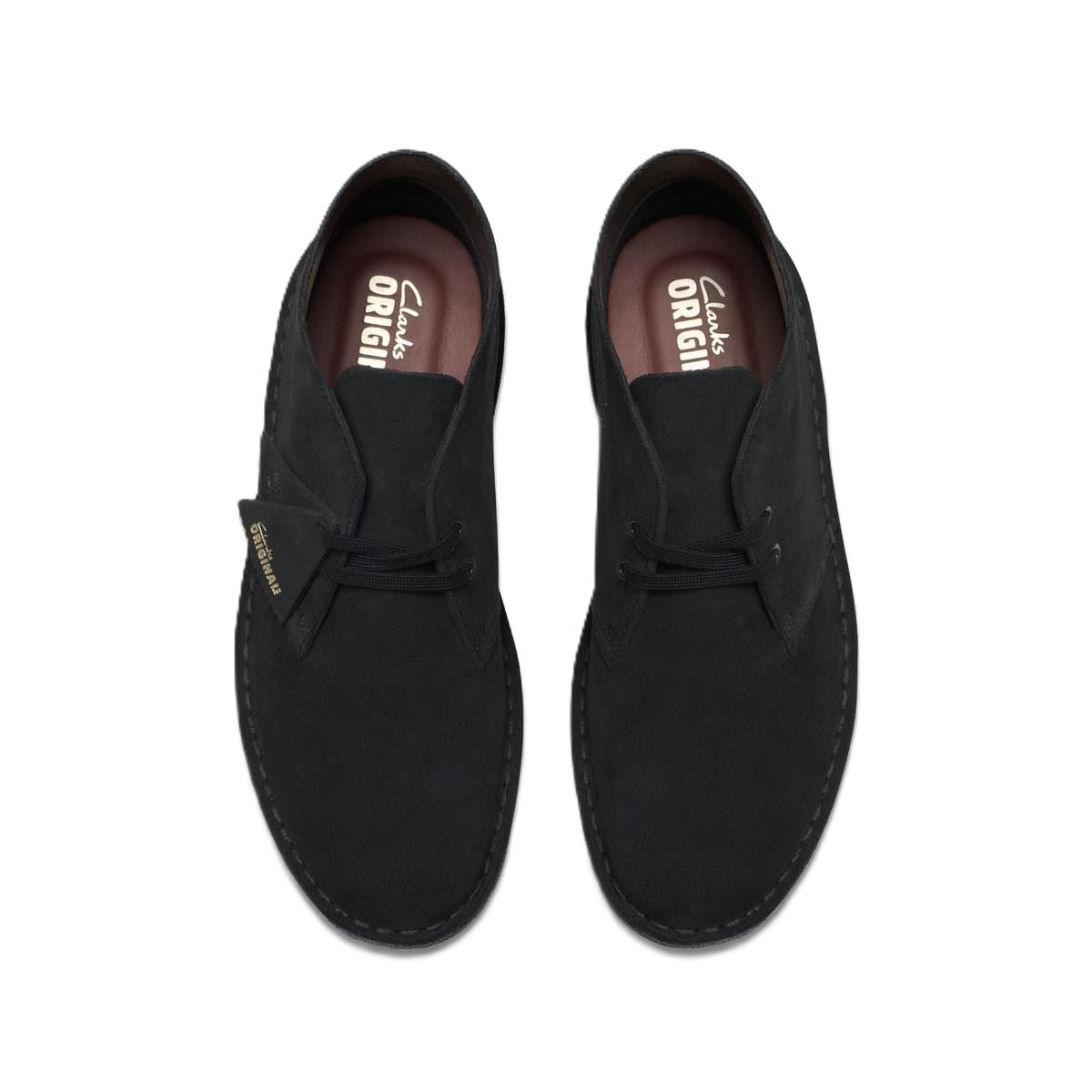 Clarks Originals Desert Suede Men's Black Boots