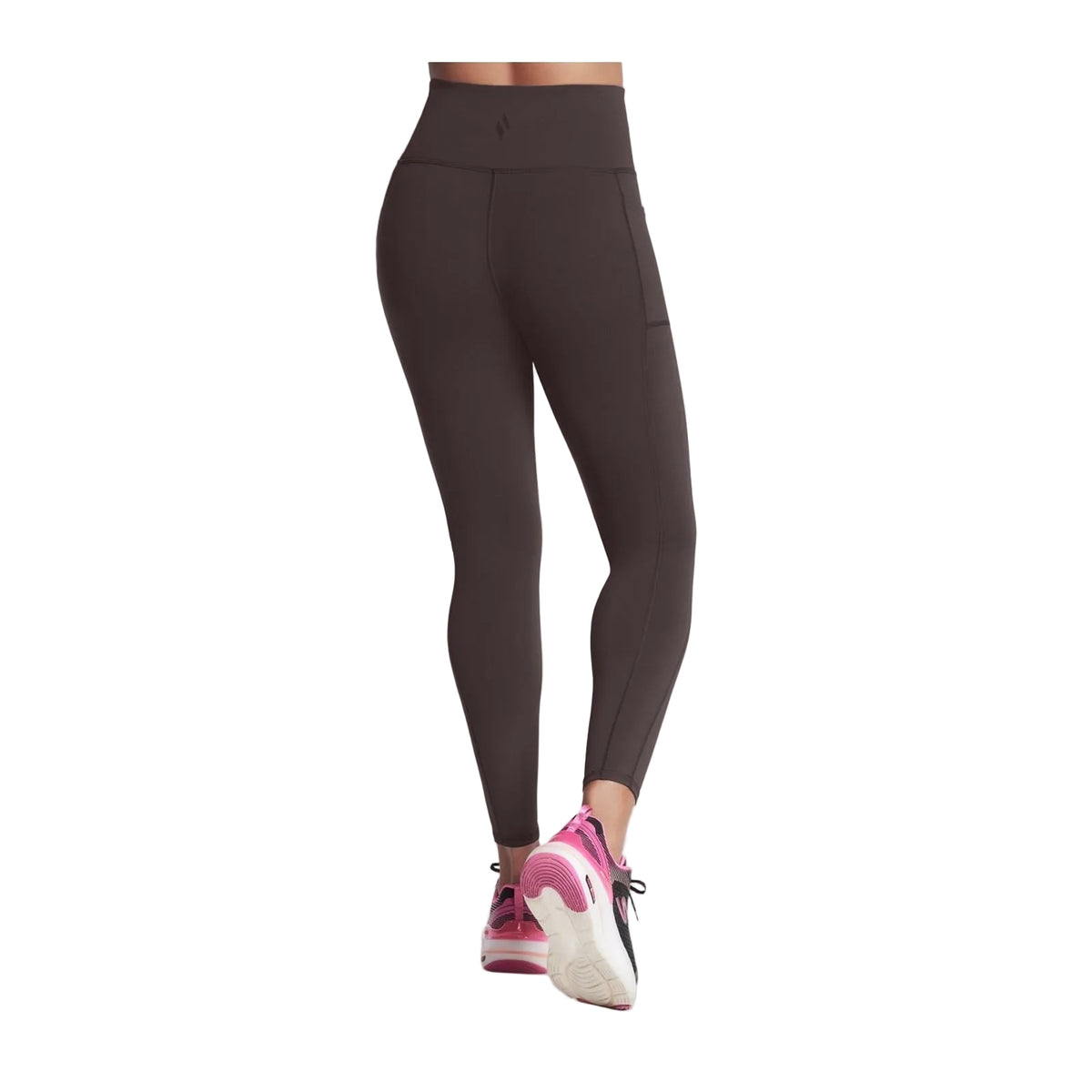 Skechers GOWALK FL HW Legging Nylon Women's Brown Sports Leggings