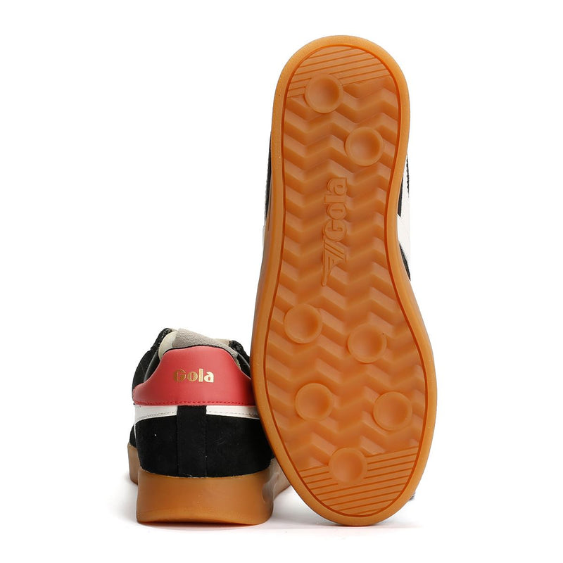 Gola Cyclone Suede Women's Black/Off White/Coral Trainers