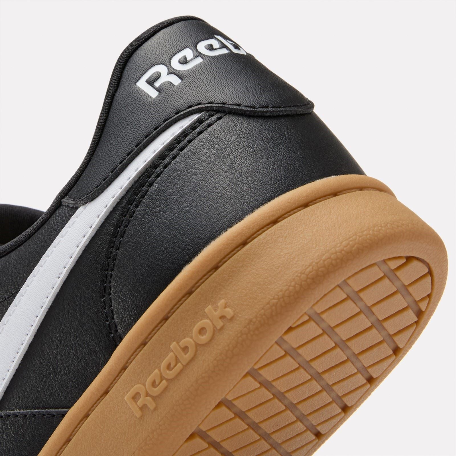 Reebok Forte Lounger Leather Men's Black/White/Gum Trainers