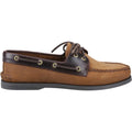 Sperry Authentic 2 Eye Leather Men's Brown Combo Boat Shoes