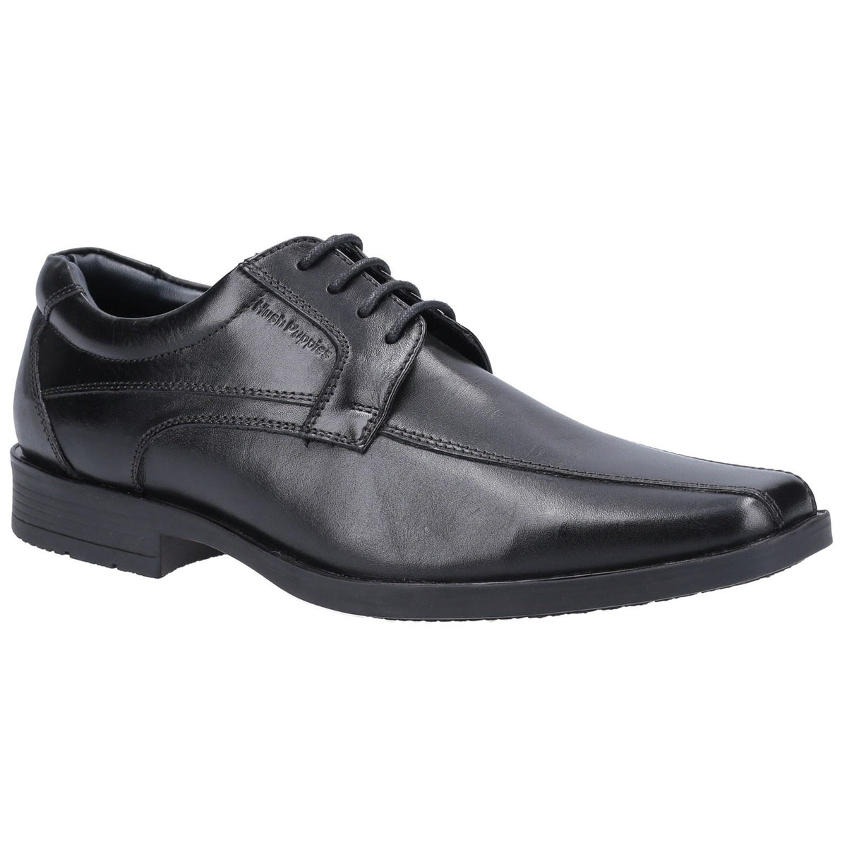 Hush Puppies Brandon Leather Men's Black Lace-Up Shoes