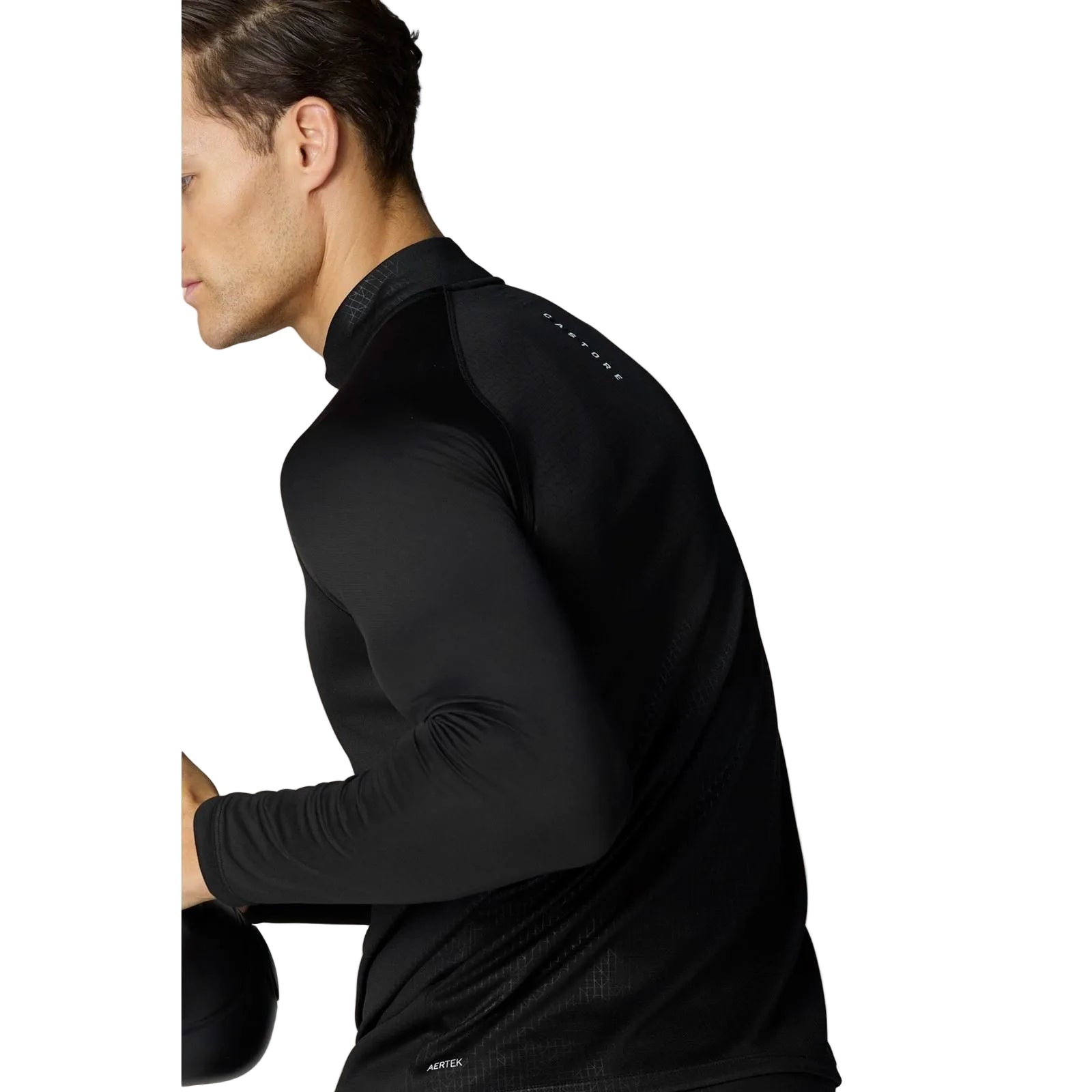 Castore Adapt 1/4 Zip Top Polyester Men's Black Activewear T-Shirts