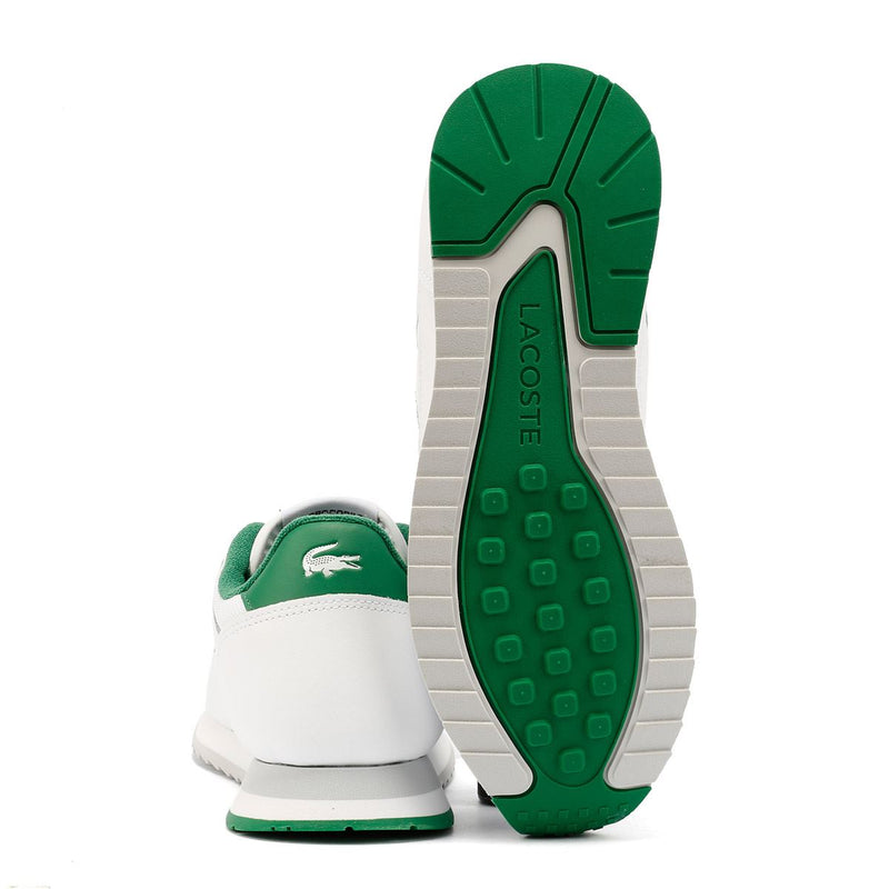 Lacoste Linetrack Leather Men's White/Green Trainers
