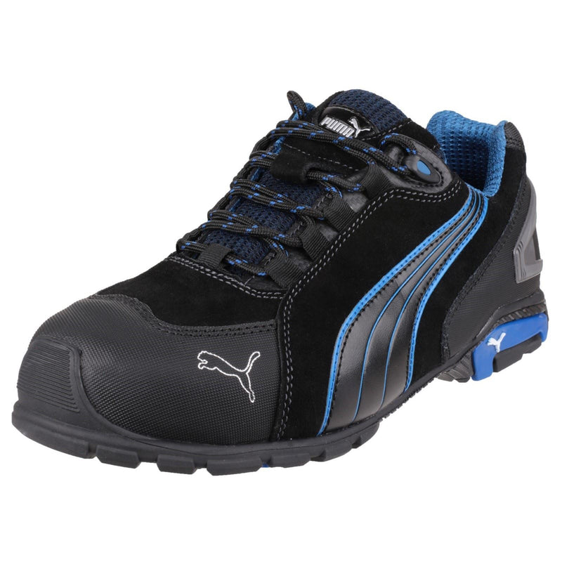 Puma Safety Rio Low Leather Black Safety Trainers