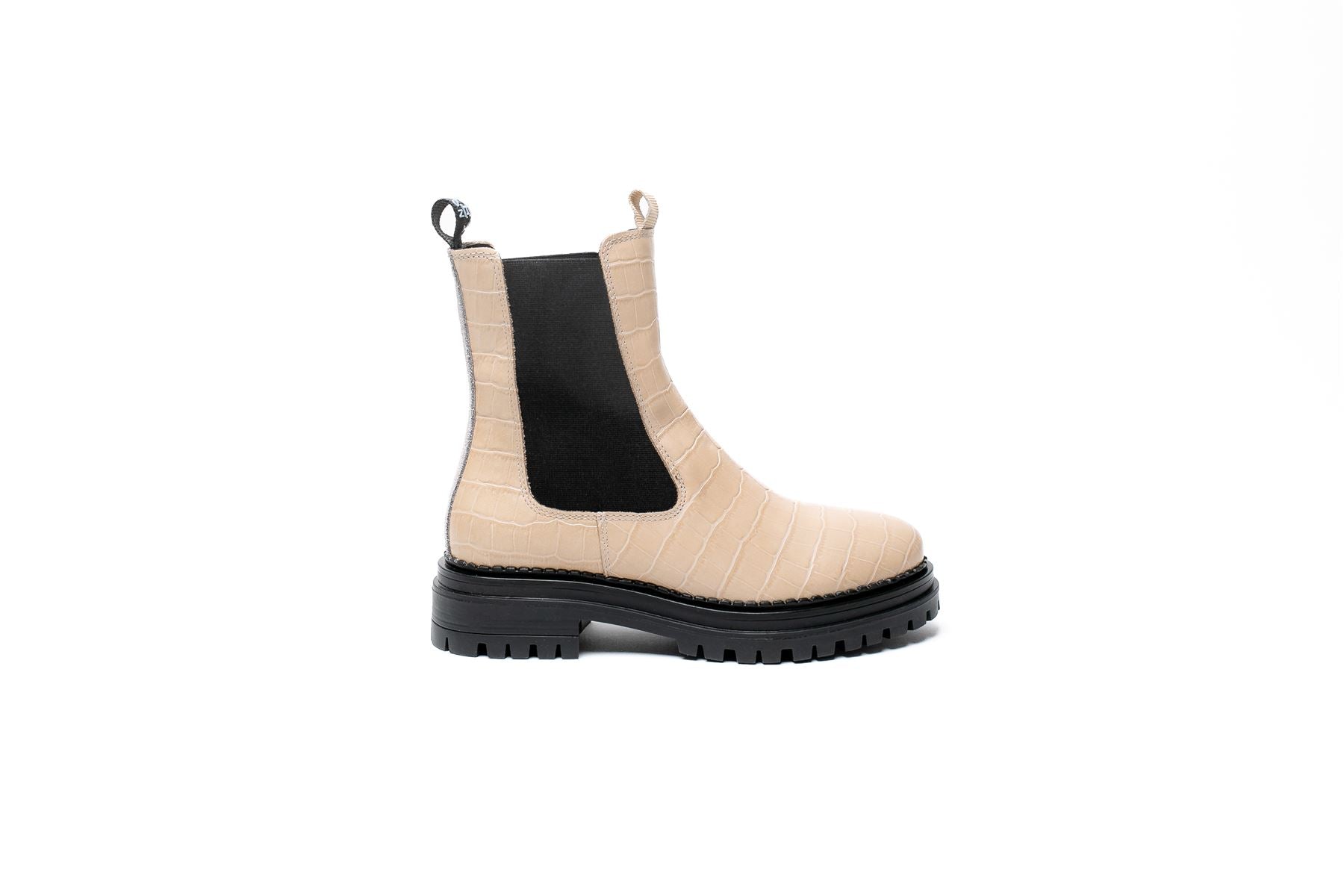 Osprey London The Huckleberry Leather Women's Cream Boots