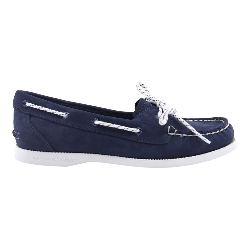 Sperry Authentic 1 Eye Leather Women's Navy Boat Shoes