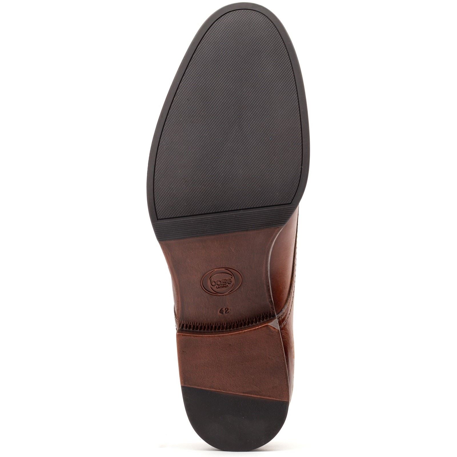 Base London Faraday Leather Men's Burnt Tan Shoes