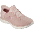 Skechers Summits Dazzling Haze Textile Women's Rose Trainers