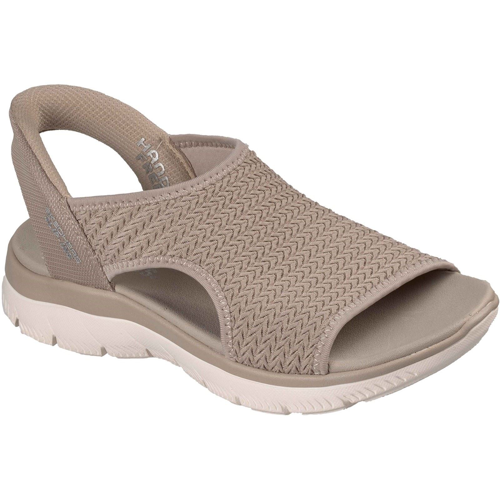 Skechers Summits Sweetly Evolved Textile Women's Taupe Standard Sandals