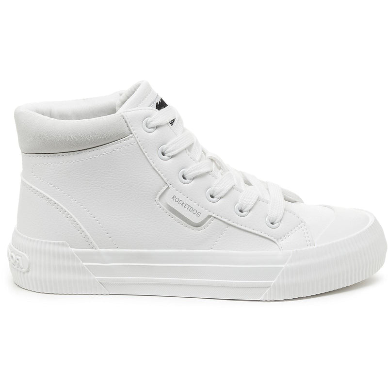 Rocket Dog Cheery Hi Synthetic Women's White Trainers