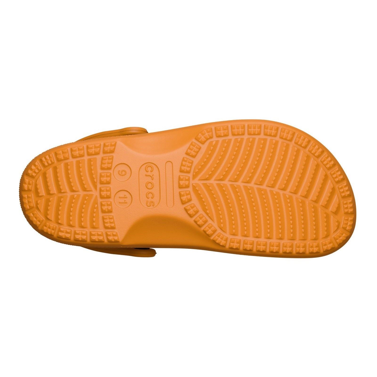 Crocs Classic Clog Synthetic Orange Zing Clogs