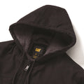 Caterpillar Hooded Sherpa Lined Men's Black Fleece Jacket