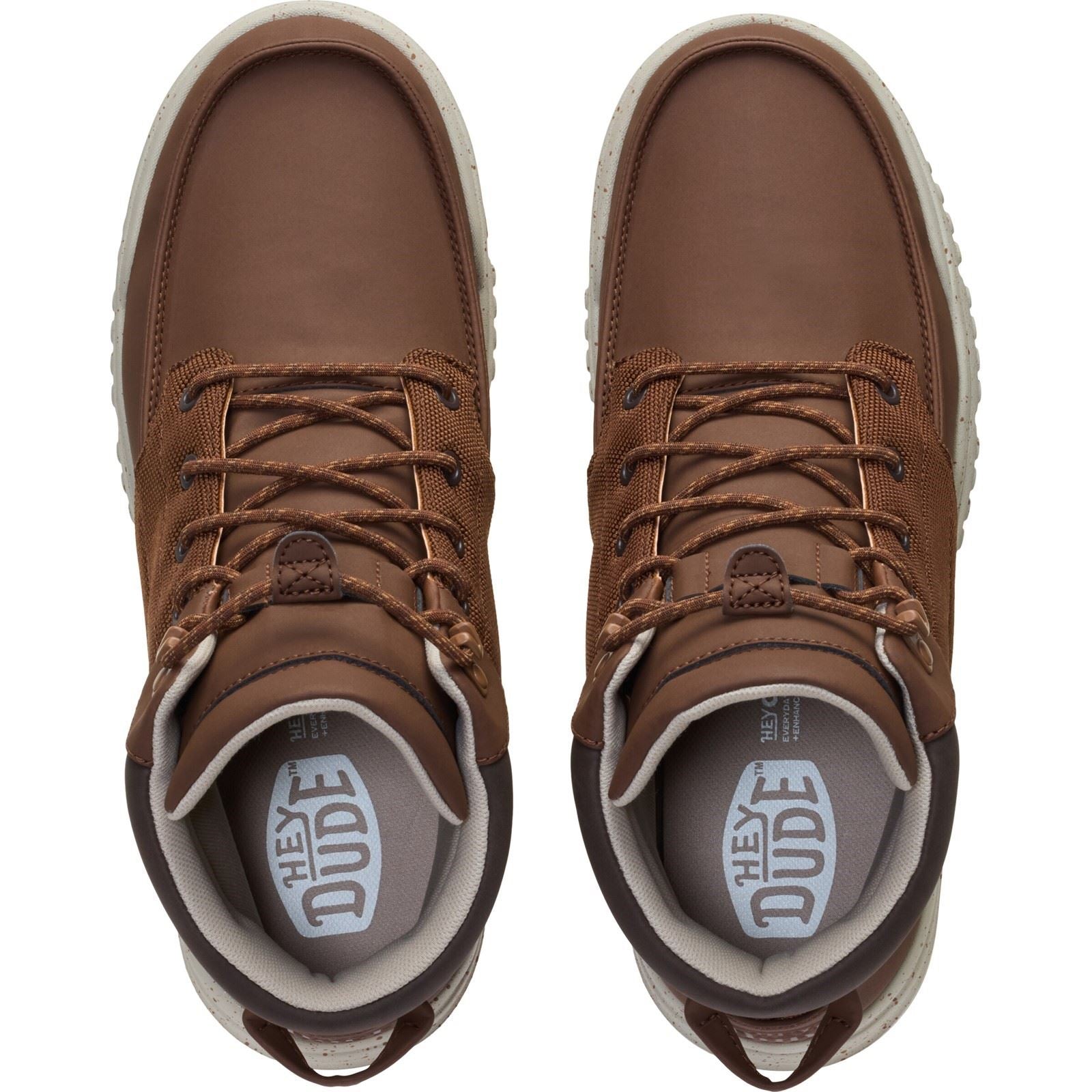 HEYDUDE Bradley II Waterproof Polyurethane Mens Downtown Brown/Multi Ankle Boots