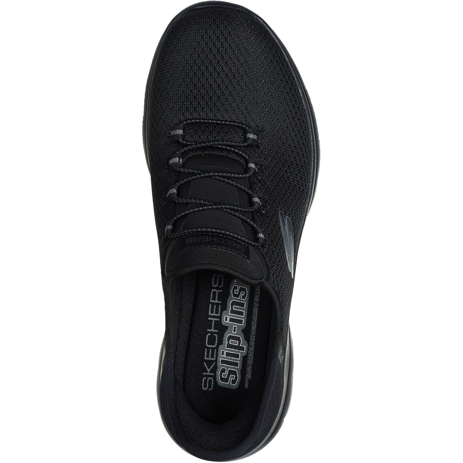 Skechers Summits - Diamond Dream Textile Women's Black Trainers
