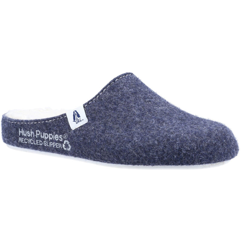 Hush Puppies The Good 90% Recycled RPET Synthetic Women's Navy Slippers
