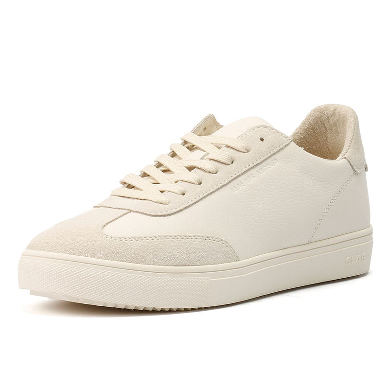 Clae Deane Leather Men's Triple Off White Trainers