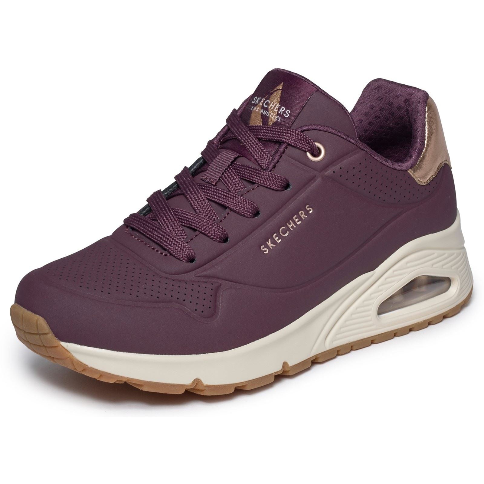 Skechers Uno - Golden Air Polyurethane Women's WINE Trainers