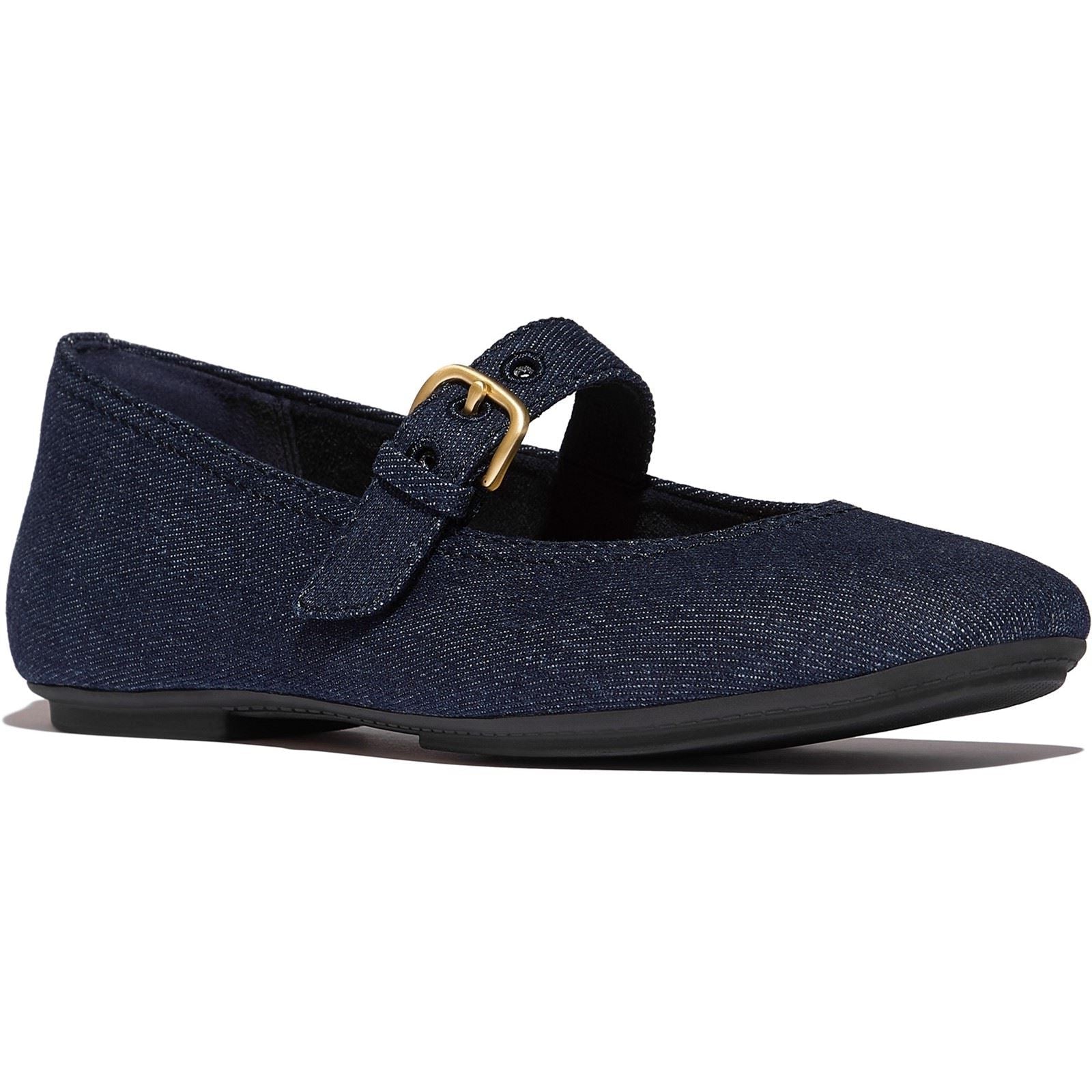 Fitflop Delicato Polyester Women's Dark Denim Shoes