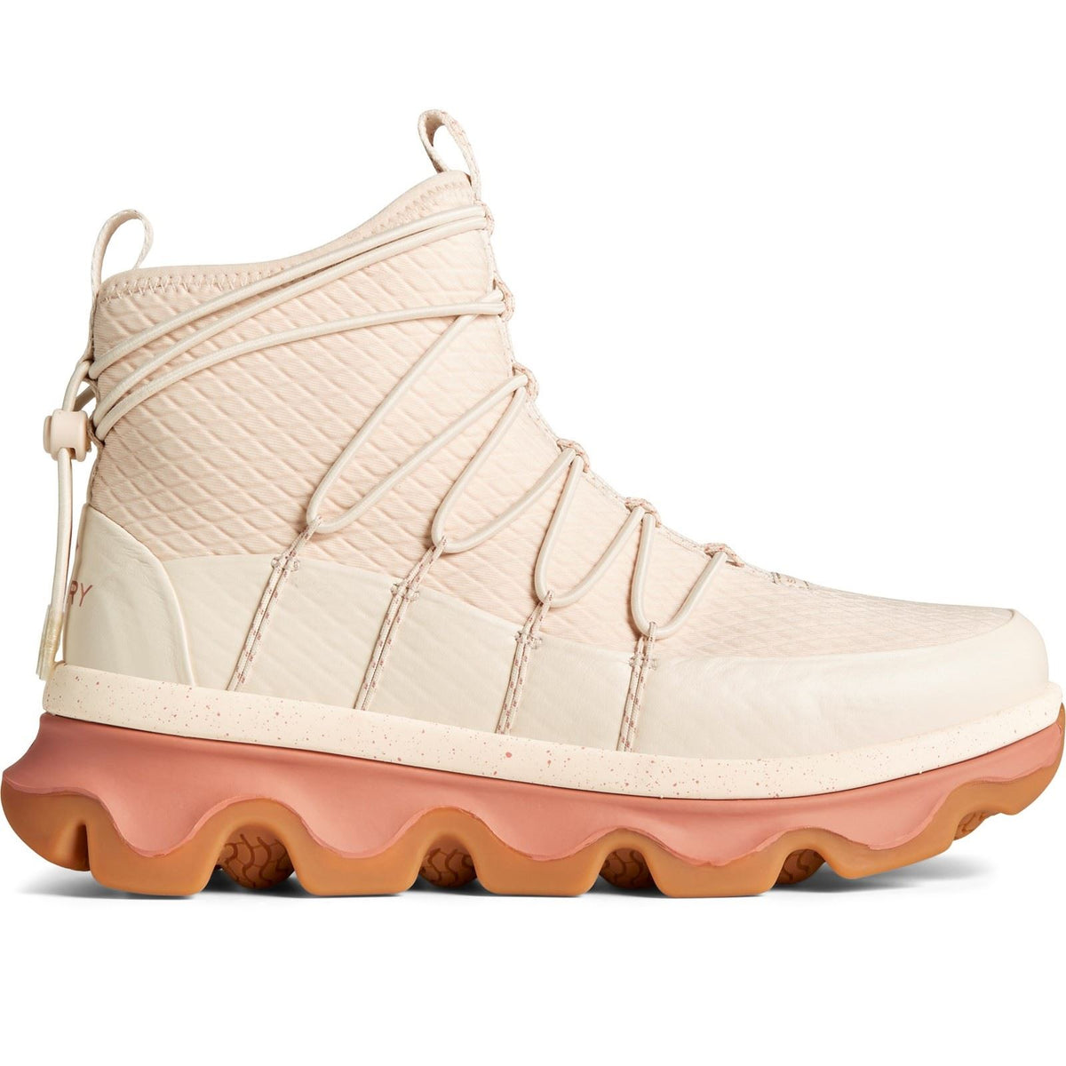 Sperry Saltwater 3D Textile White Wellington Boots