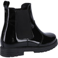 Hush Puppies Laura Patent Leather Youth Girl's Black Boots