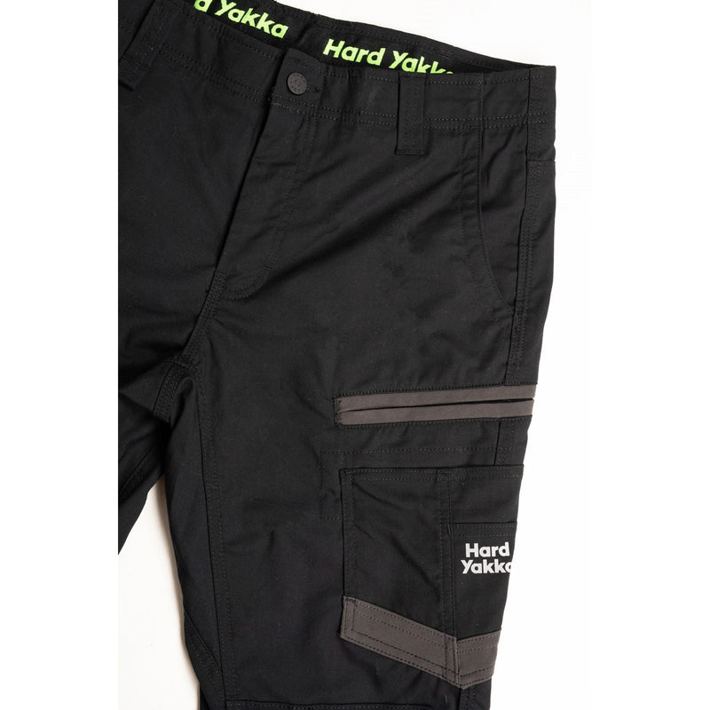 Hard Yakka Raptor Cuff Cotton Men's Black Outdoor Trousers